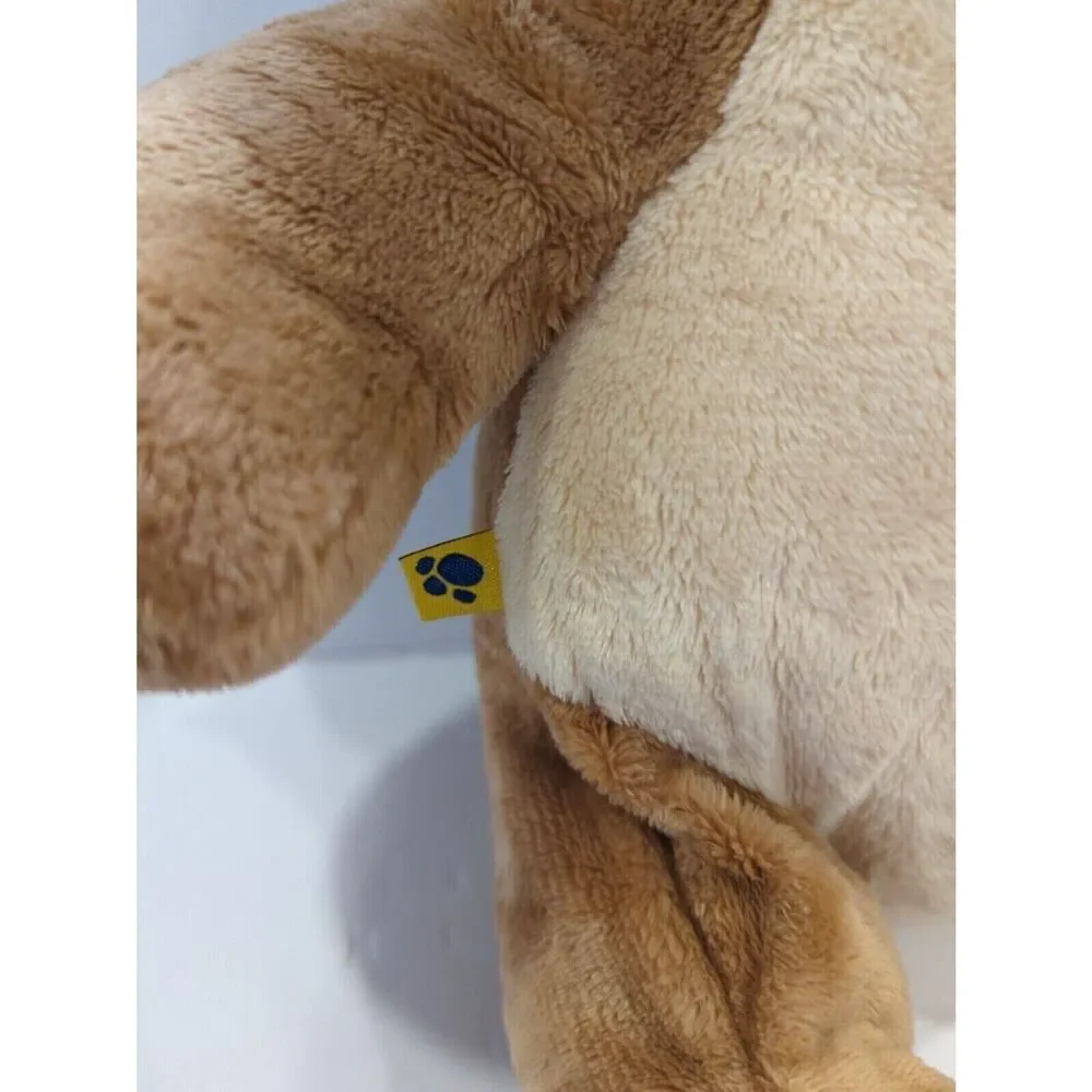 Build a Bear Retired Velvet Hugs Teddy Bear‎ Soft Beige Tan Plush BABW